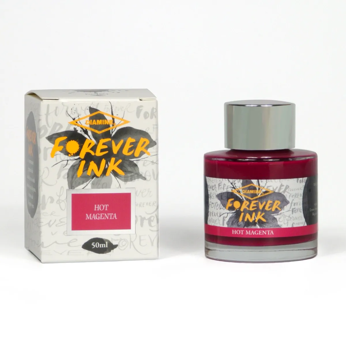 Flacon d'Encre Diamine Forever Ink Permanent - Hot Magenta 50 ml