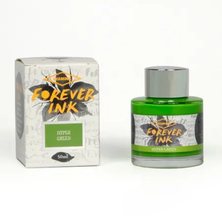 Flacon d'Encre Diamine Forever Ink Permanent - Hyper Green 50 ml