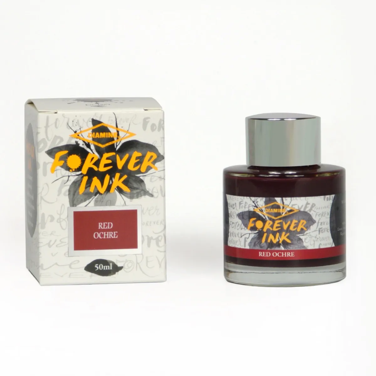 Flacon d'Encre Diamine Forever Ink Permanent - Red Ochre 50 ml