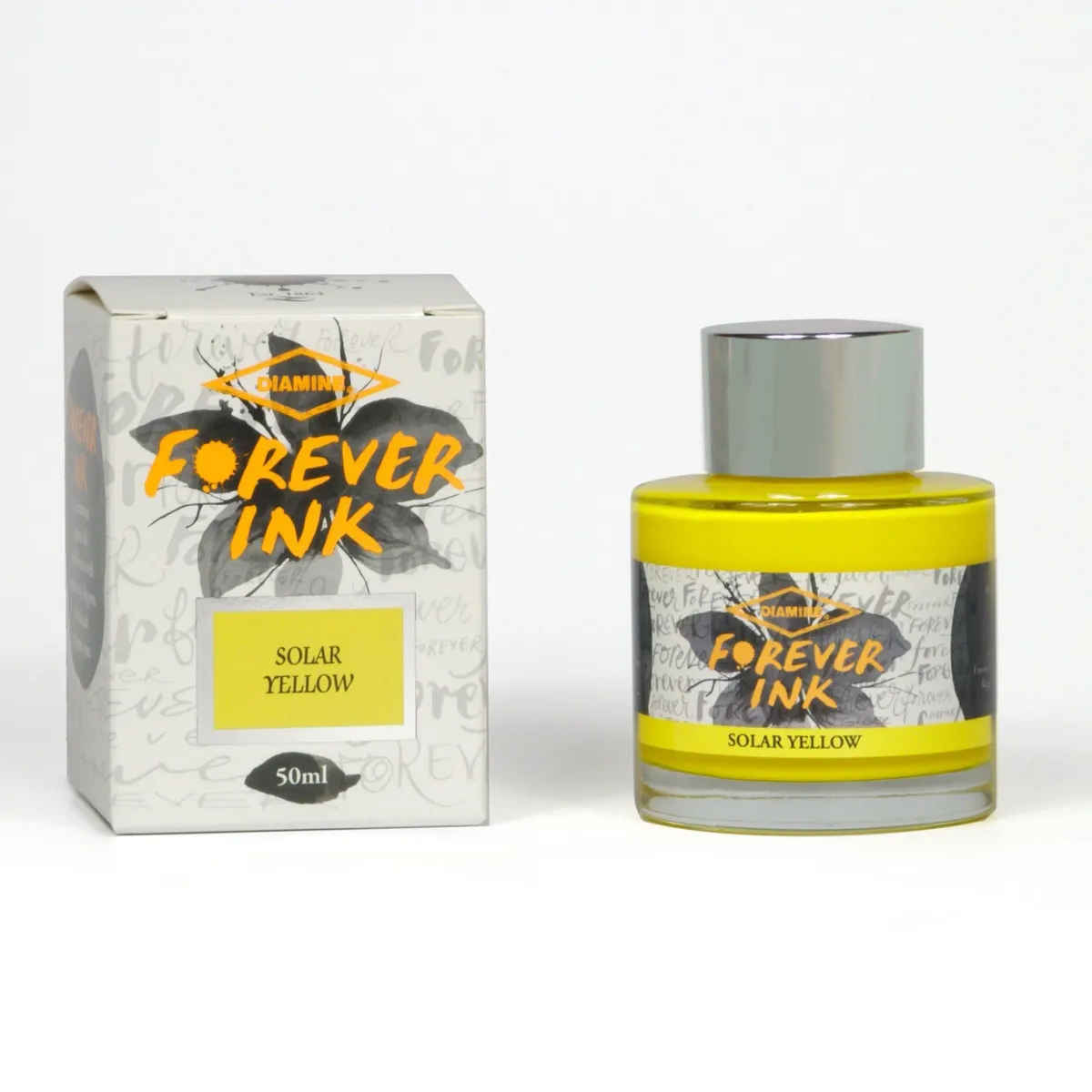 Flacon d'Encre Diamine Forever Ink Permanent - Solar Yellow 50 ml