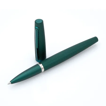 Stylo Roller "Viper" DIPLOMAT Green Guilloché