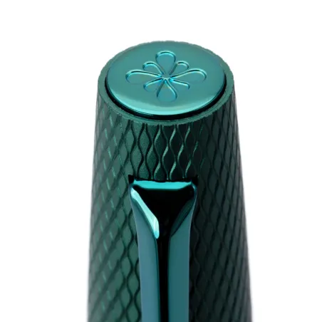 Stylo Roller "Viper" DIPLOMAT Green Guilloché