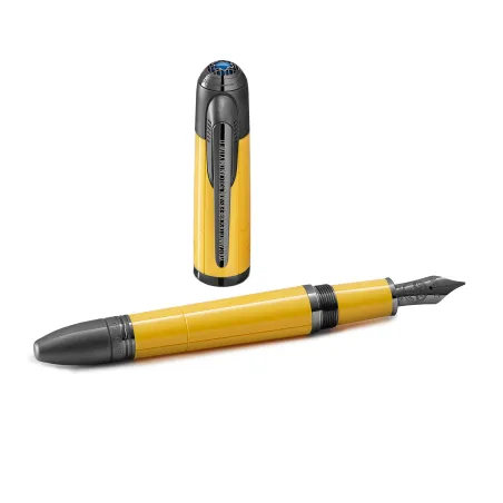 Stylo plume M Montblanc Great Characters Enzo Ferrari Special Edition Giallo Modena - Ouvert