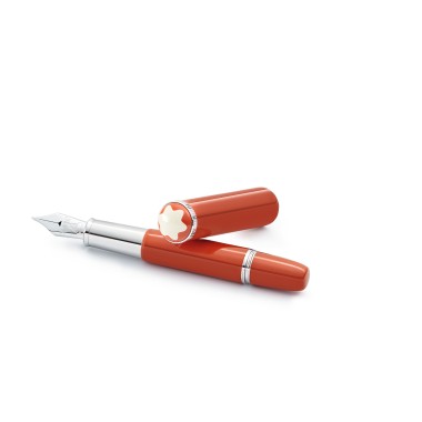 Stylo plume F Montblanc Heritage Rouge & Noir Baby Special Edition corail