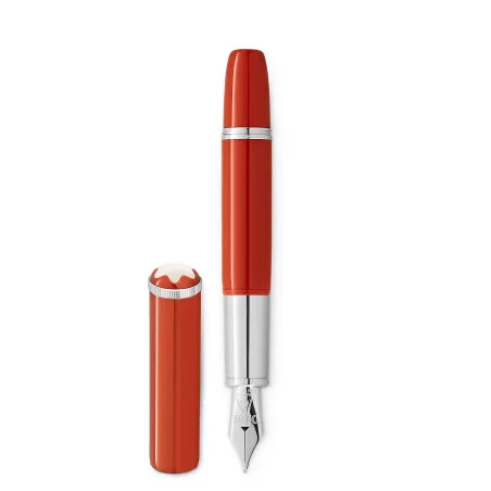 Stylo plume F Montblanc Heritage Rouge & Noir Baby Special Edition corail