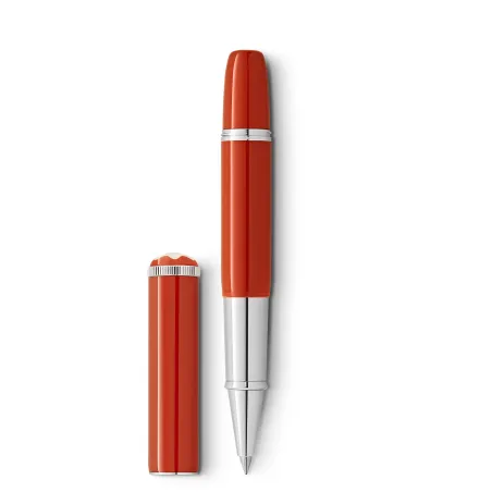 Stylo Roller Montblanc Heritage Rouge et Noir « Baby » Special Edition corail