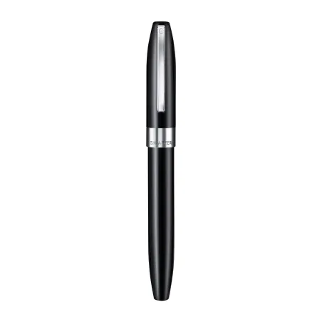 Stylo plume M Sheaffer - Legacy 9064 - Noir finition chromée - Fermé