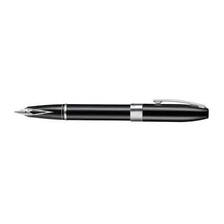 Stylo plume M Sheaffer - Legacy 9064 - Noir finition chromée - Profil