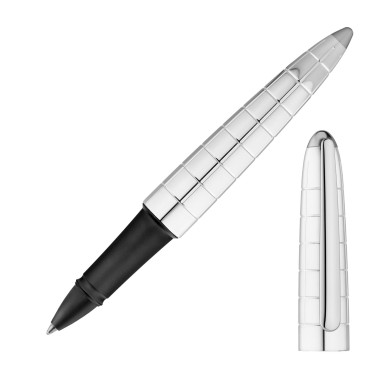 Stylo Roller Diplomat - Aero Rhomb Chrome