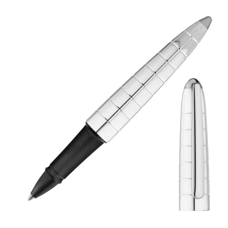 Stylo Roller Diplomat - Aero Rhomb Chrome