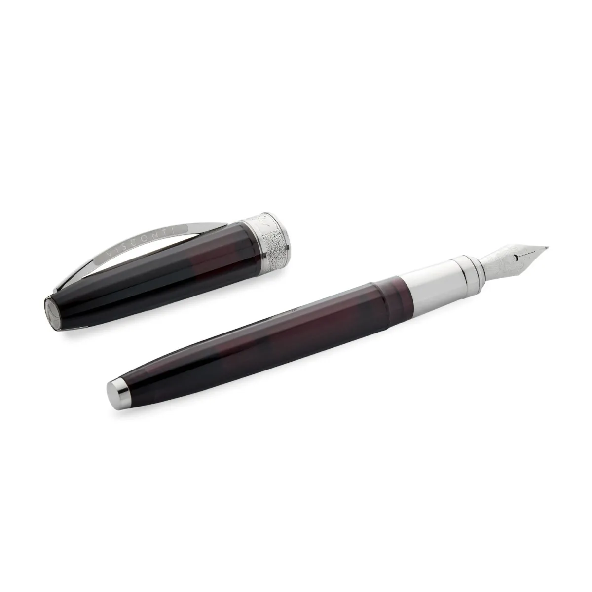 Stylo plume F VISCONTI - Michelangelo - Black - Ouvert