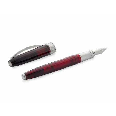 Stylo plume F VISCONTI - Michelangelo - Red - Ouvert