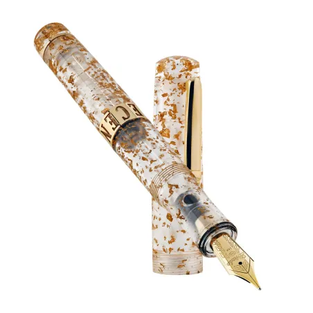 Stylo-plume Calligraphie 1.1 Stipula - Novecento Avancarica - Foglio oro - Plume