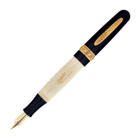 Stylo plume Calligraphie 0.9 Stipila Etruria Magnifica - Grand Ducato - Or 14 carats