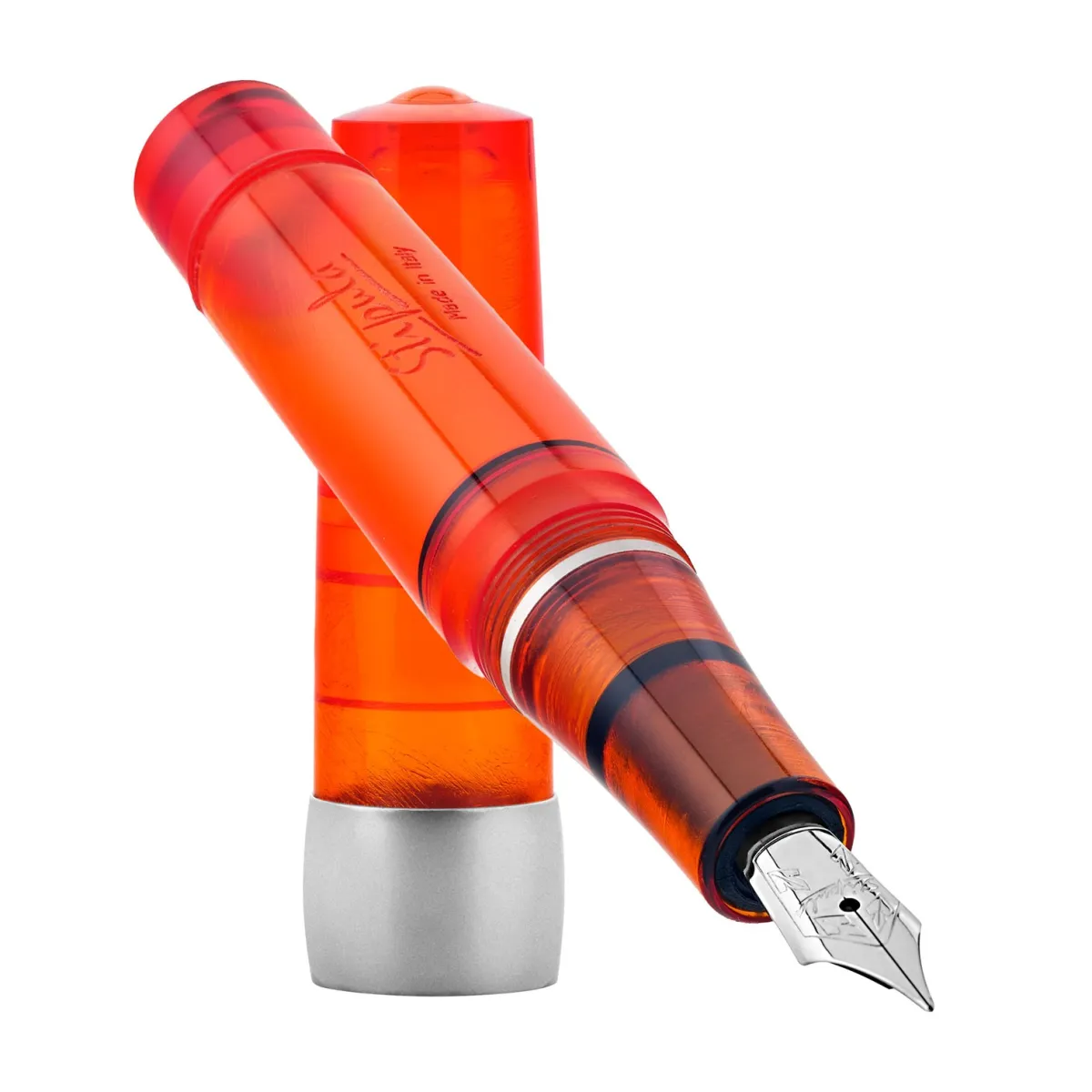 Stylo plume F Stipula - Bon Voyage - Orange