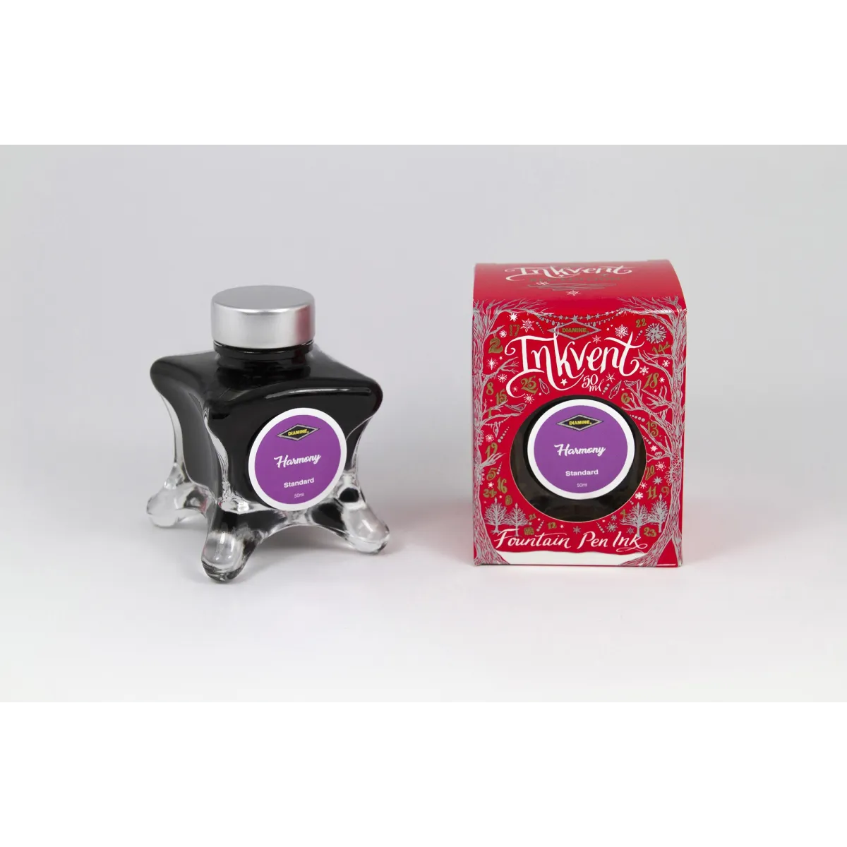 Diamine Inkvent Harmony 50ml – Encre rouge standard stylo-plume