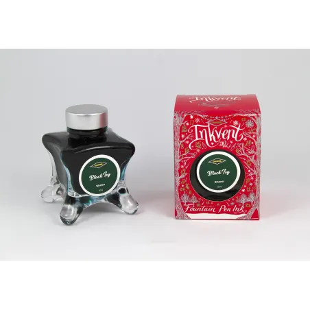 Flacon d'encre Diamine Black Ivy - Red Edition 50 ml
