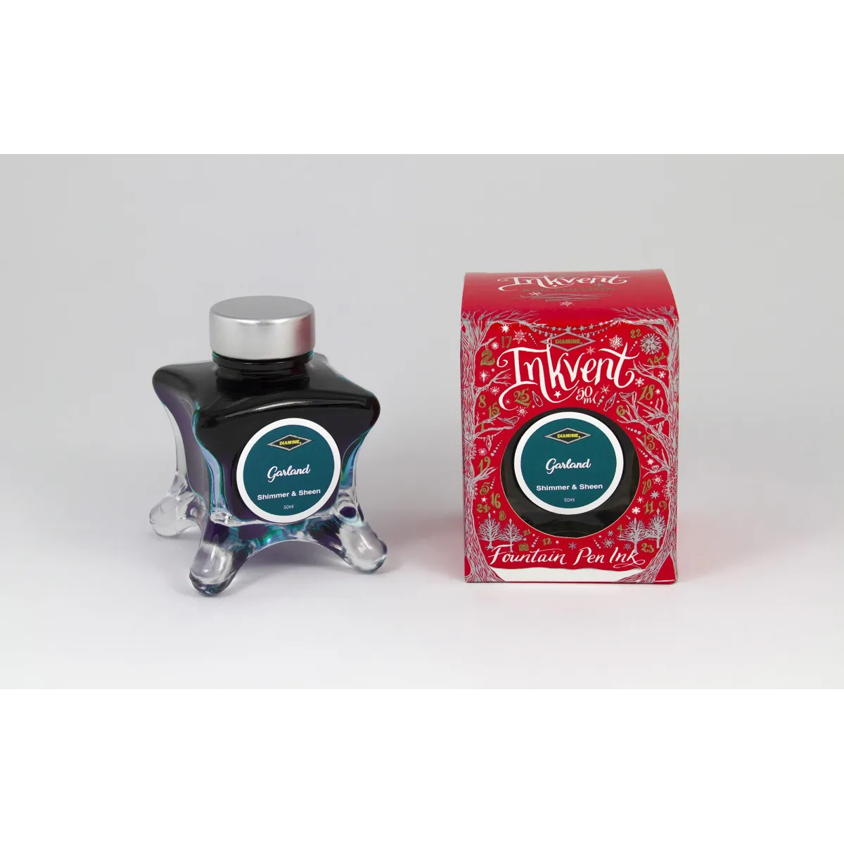 Flacon d'encre Diamine Garland - Red Edition 50 ml