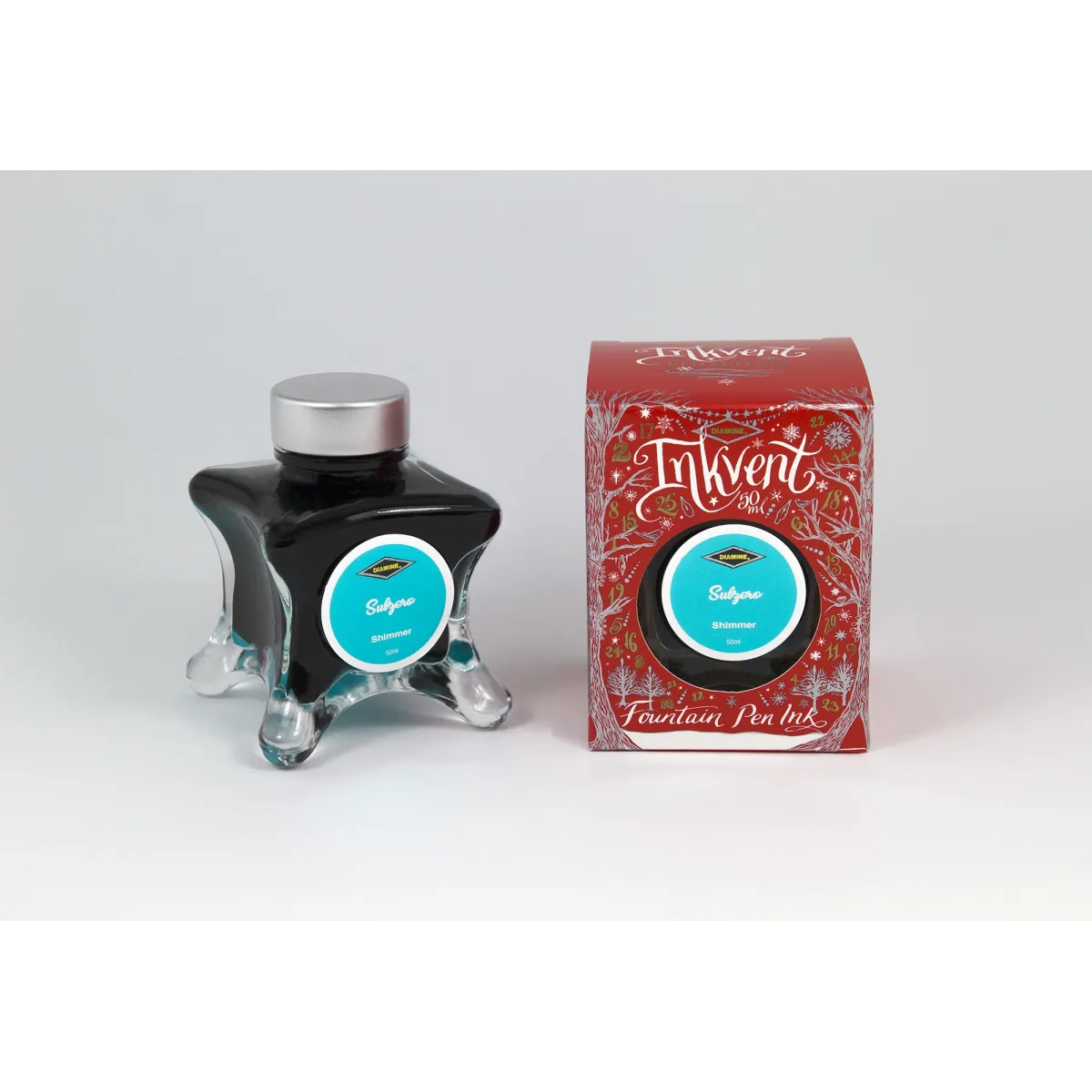 Flacon d'encre Diamine Subzero - Red Edition 50 ml