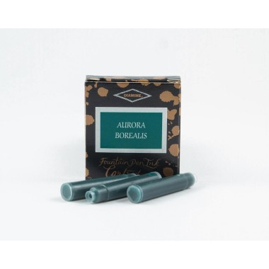 Cartouches D'encre Diamine Aurora Borealis - Pack de 6