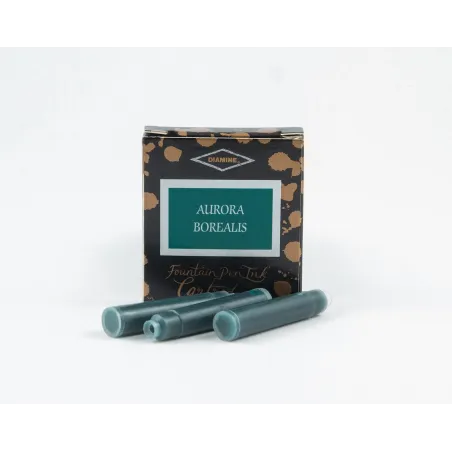 Cartouches D'encre Diamine Aurora Borealis - Pack de 6