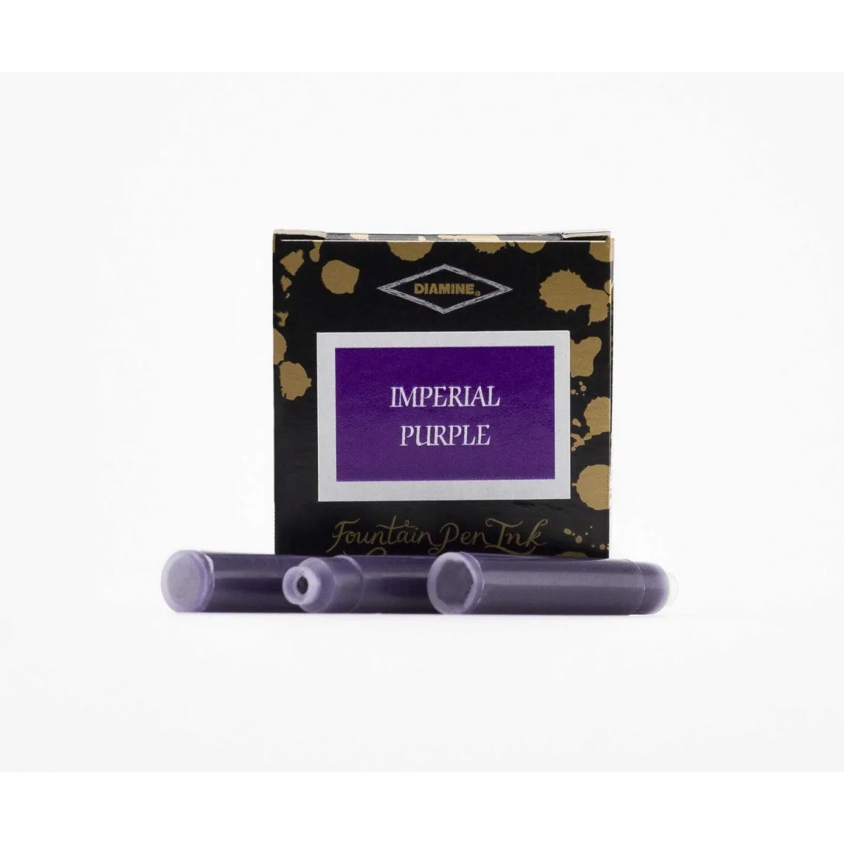 Cartouche d'encre Diamine Imperial Purple - Pack de 6