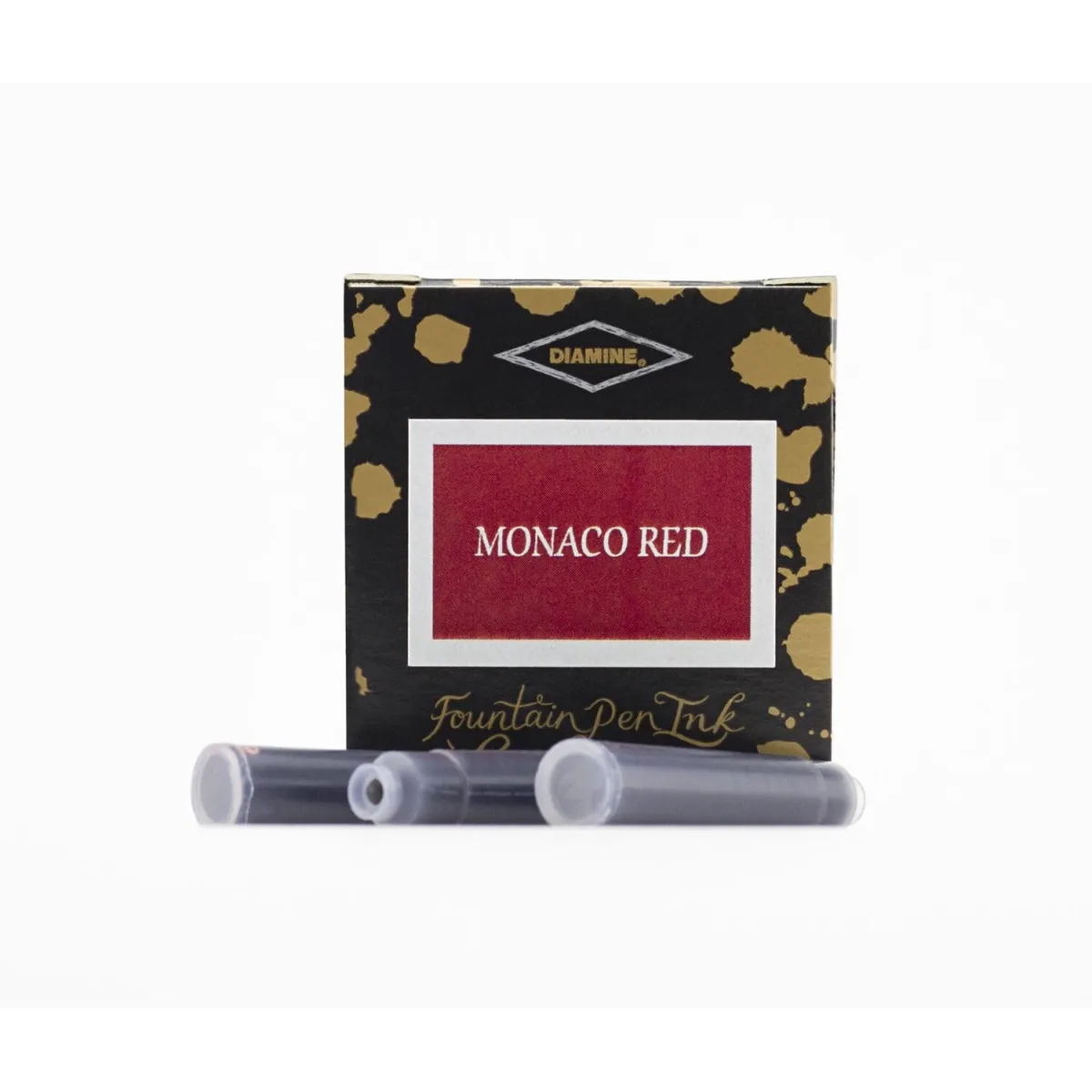 Cartouche d'encre Diamine Monaco Red - Pack de 6