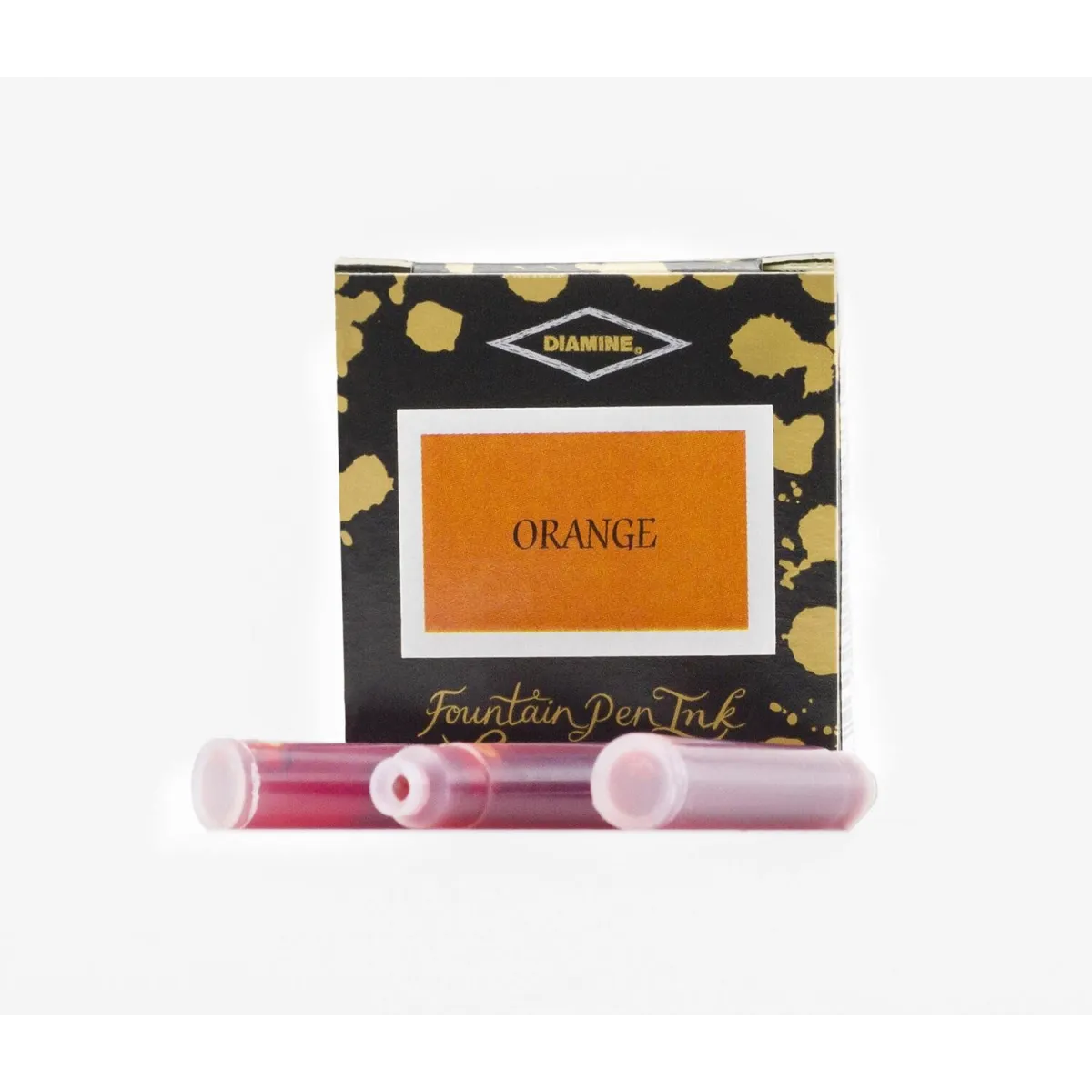 Cartouche d'encre Diamine Orange - Pack de 6