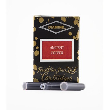 Cartouche d'encre Diamine Ancient Copper - Pack 18 pcs
