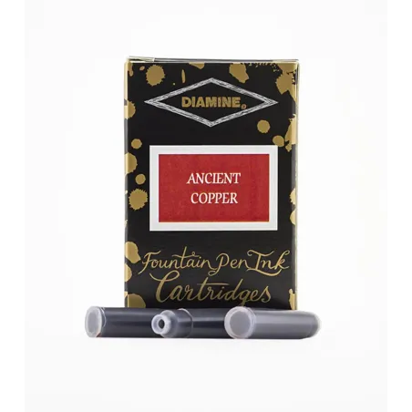 Cartouche d'encre Diamine Ancient Copper - Pack 18 pcs