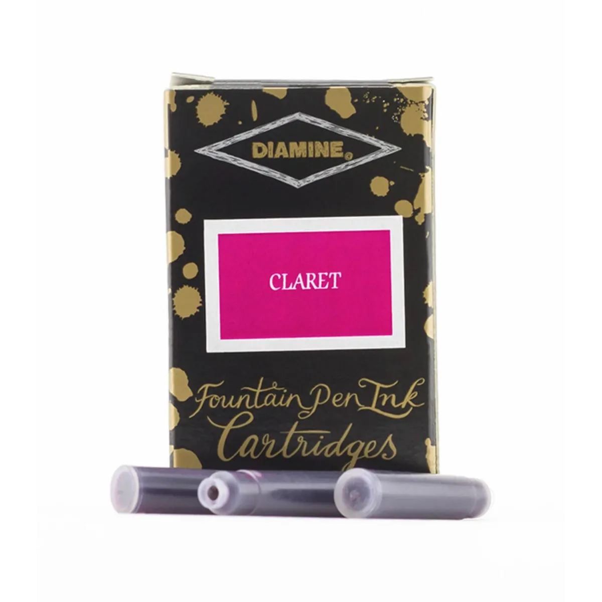 Cartouche d'encre Diamine Claret - Pack de 18 pcs