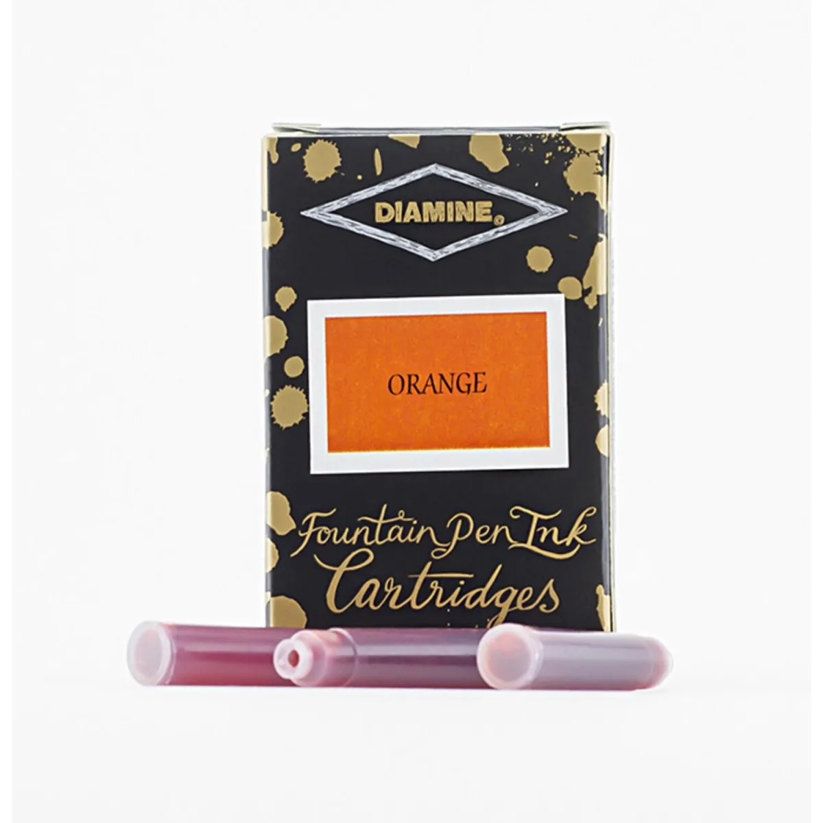 Cartouche d'encre Diamine Orange - Pack de 18 pcs