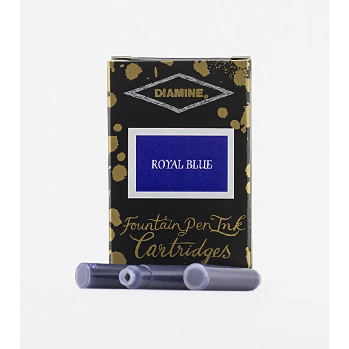 Cartouche d'encre Diamine Royal Blue - Pack de 18 pcs