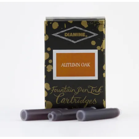 Cartouche d'encre Diamine Autumn Oak - Pack 18 pcs