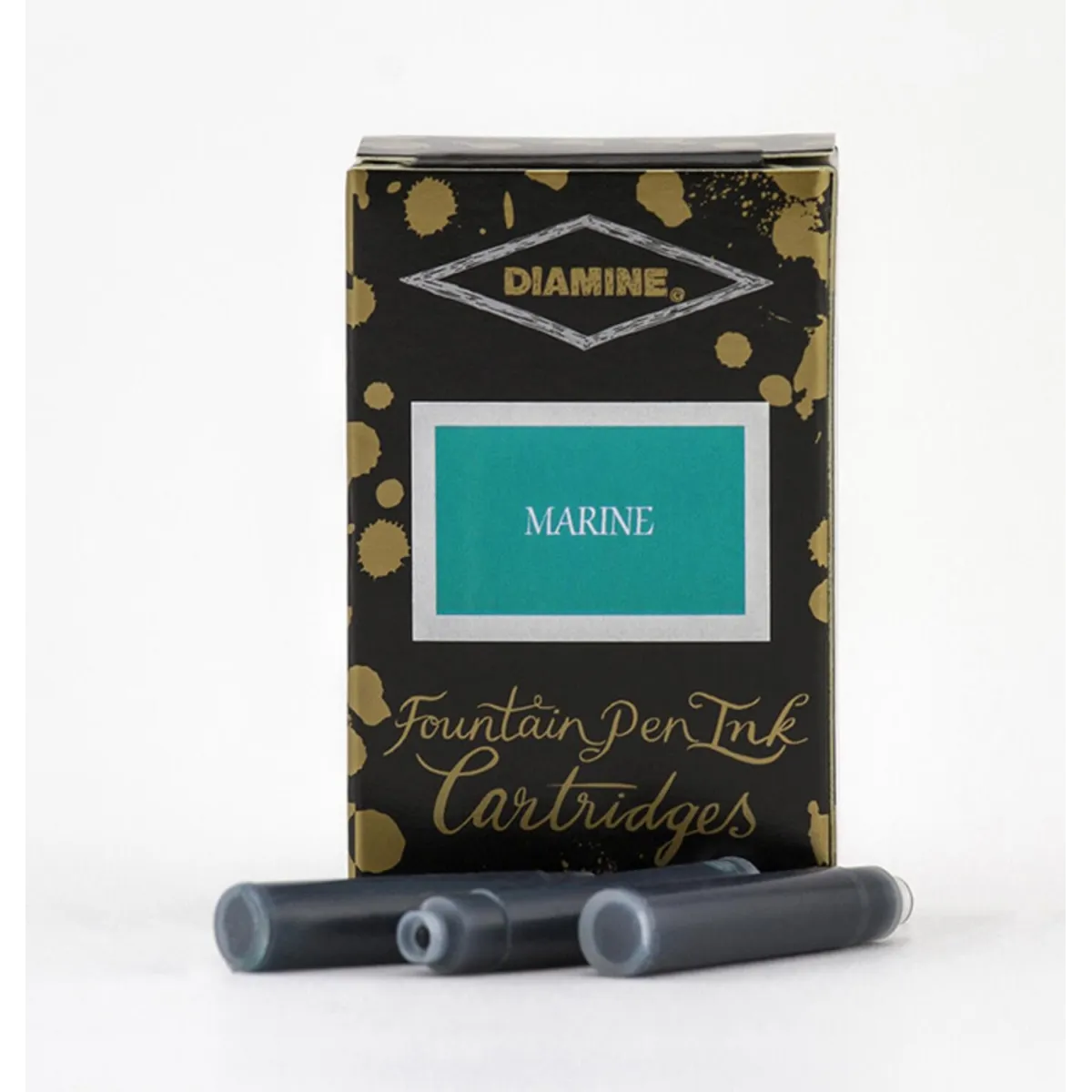 Cartouche d'encre Diamine Marine - Pack de 18 pcs