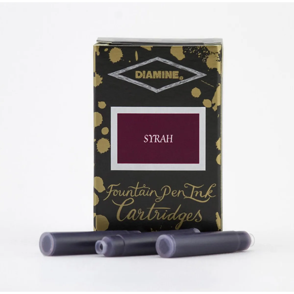 Cartouche d'encre Diamine Syrah - Pack de 18 pcs
