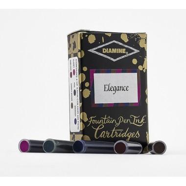 Cartouches d'encre Diamine Elegance Set – 20 cartouches