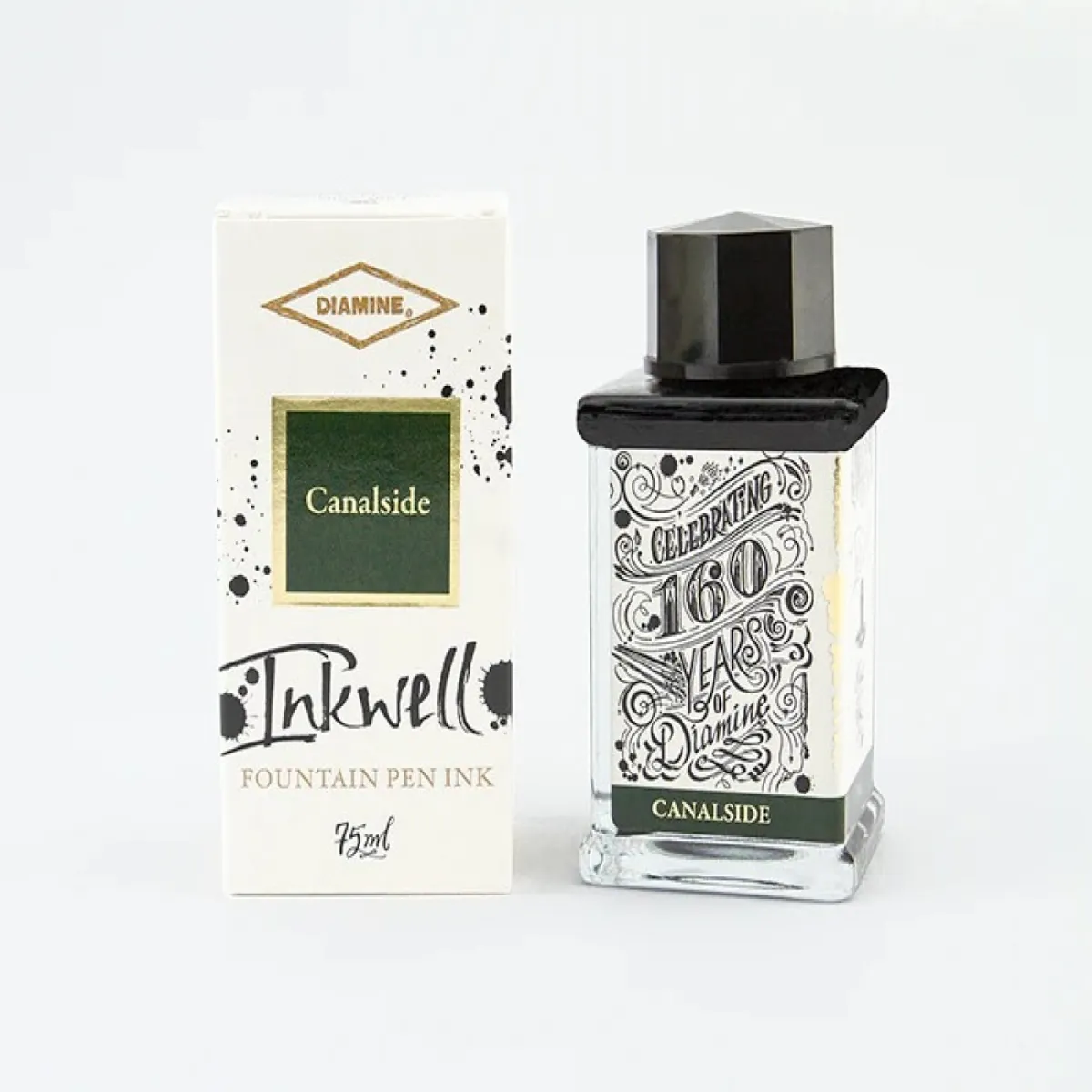 Flacon d'encre Diamine Canalside -160e Anniversaire 75 ml