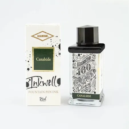 Flacon d'encre Diamine Canalside -160e Anniversaire 75 ml