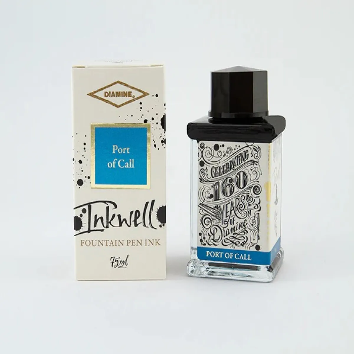 Flacon d'encre Diamine Port of Call - 160e Anniversaire 75 ml