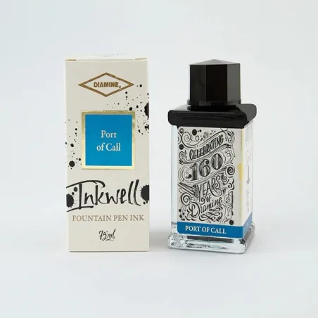 Flacon d'encre Diamine Port of Call - 160e Anniversaire 75 ml