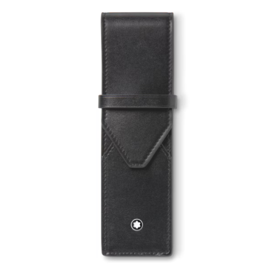 Étui 2 places Montblanc Meisterstück - Cuir Noir