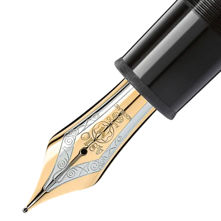 Stylo plume M Montblanc Meisterstück - 149 Doré - Noir - plume