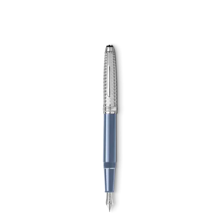 Stylo Plume Montblanc Meisterstück Glacier Doué - Plume Or 18K