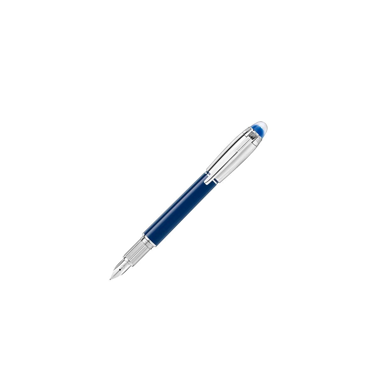 Stylo plume M Montblanc StarWalker Blue Planet Doué - Dessus