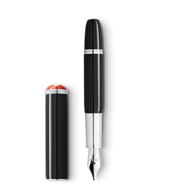Stylo plume F Montblanc Heritage Rouge & Noir "Baby" Edition Spéciale Noire
