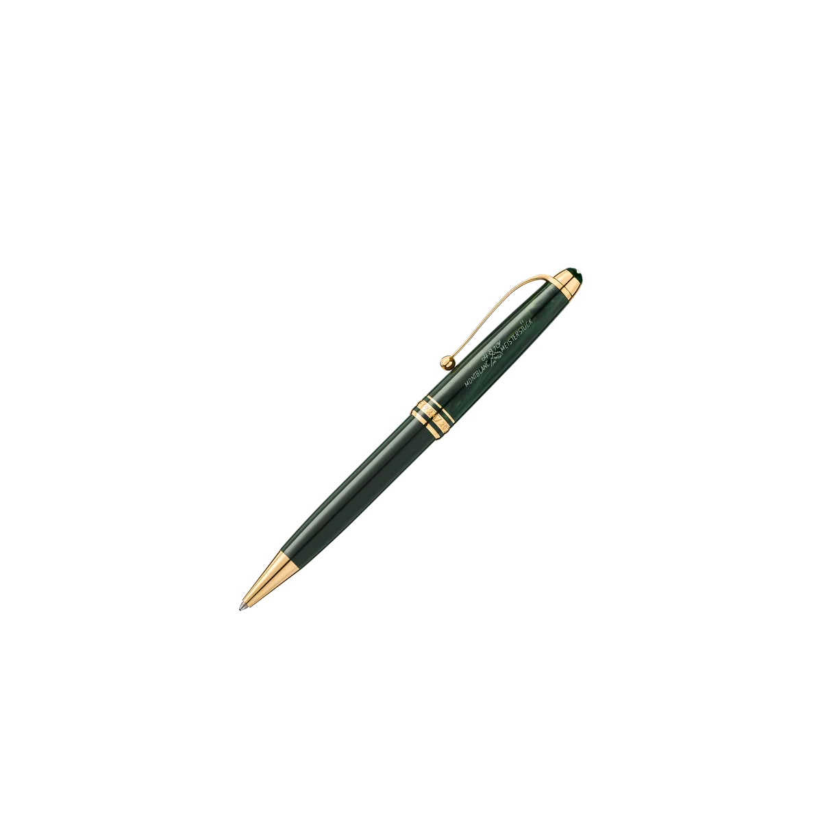Stylo Bille Montblanc Meisterstück - The Origin Classique Vert - Profil
