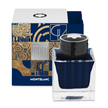 Flacon d'encre Montblanc - Masters of Art Hommage à Gustav Klimt Bleu 50 ml