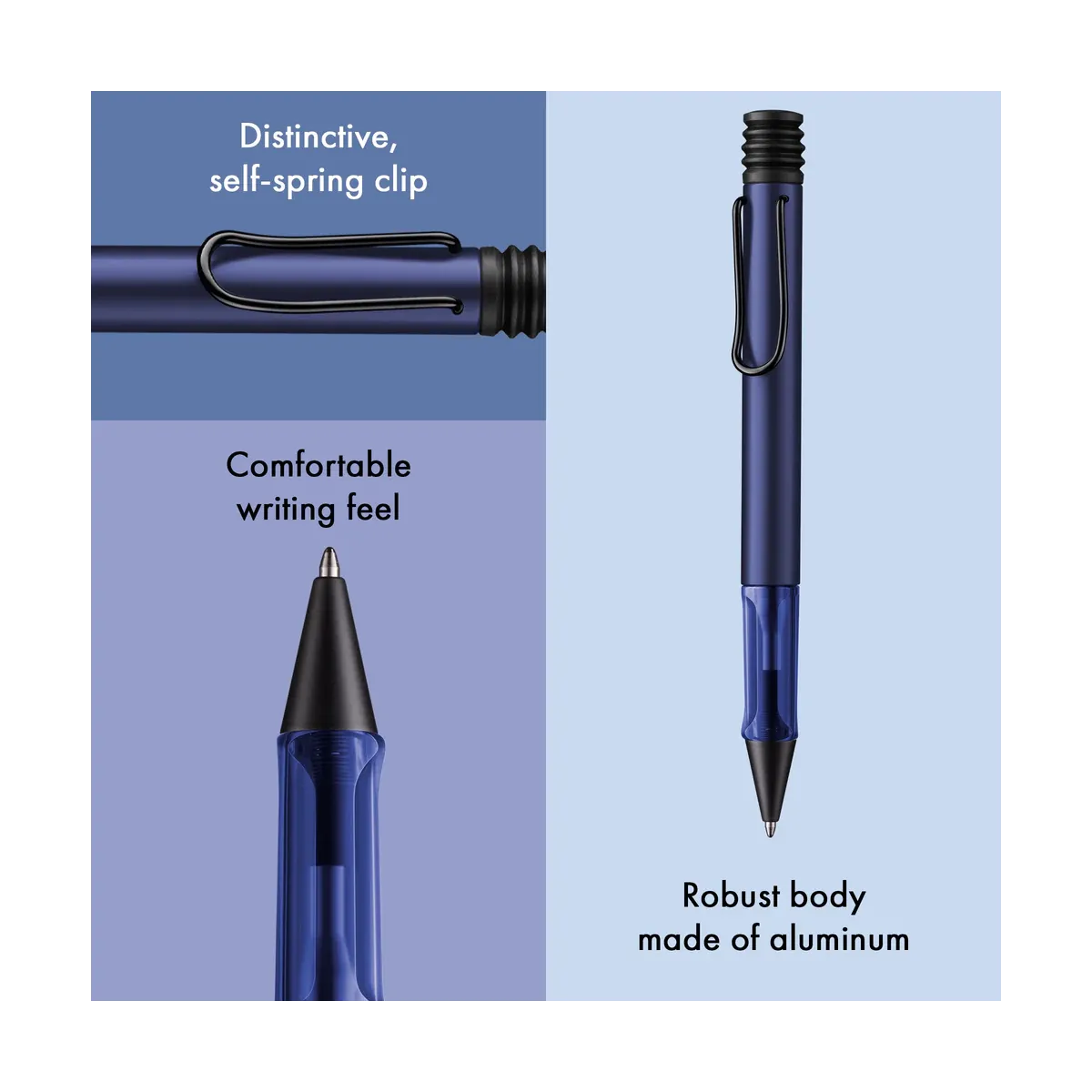 Stylo-bille LAMY AL-star Dark Dusk - Aluminium léger et élégant