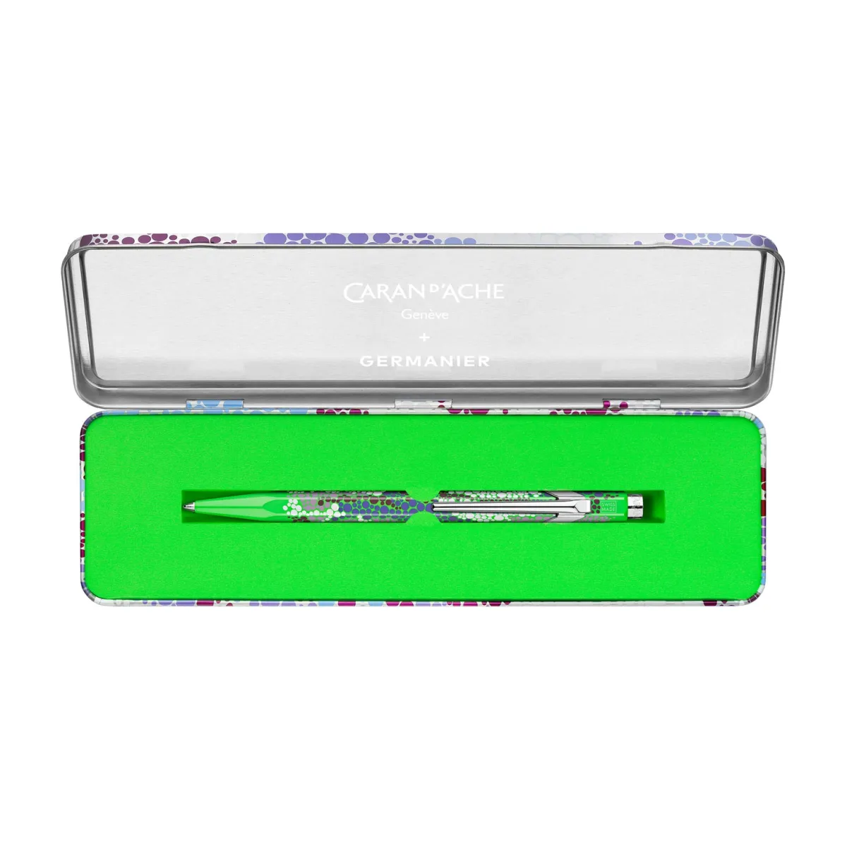 Stylo bille 849 CARAN D'ACHE - GERMANIER Vert - Édition Spéciale - Etui